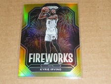 2022/23 Panini Prizm KYRIE IRVING FIREWORKS GOLD NETS MAVERICKS 01/10 K849
