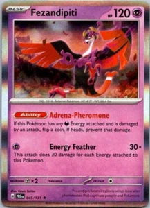 Fezandipiti 045/131 Holo Rare Pokemon Prismatic Evolutions - NM - Picture 1 of 2