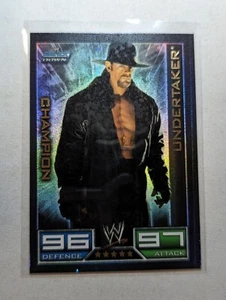 2008 Topps WWE Slam - Undertaker - Champion - FOIL - LP - Foto 1 di 1
