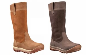 Timberland Woman's Mt. Hayes Tall Waterproof Pull on Boots Wheat / Tan / Brown - Picture 1 of 14