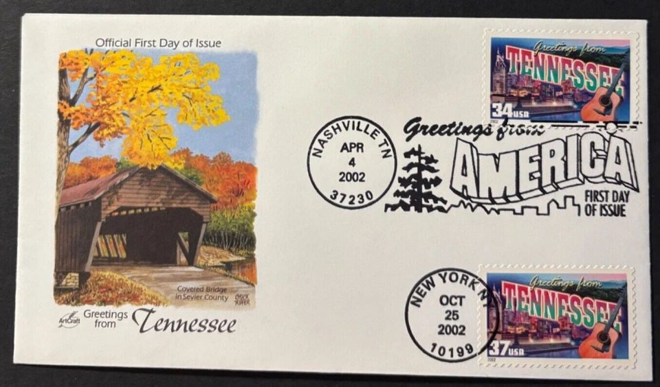 #3602 y #3737 Saludos desde América: Tennessee con prestigio ArtCraft Foto 1 de 1