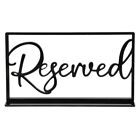 Reserviertes Tisch Logo Acryl für Restaurant & Events