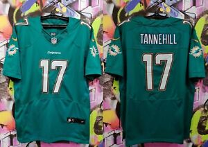 Miami Dolphins Ryan Tannehil #17 NFL Football Jersey Shirt Stitched Mens size 48