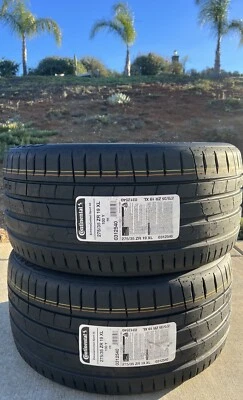 Conjunto de DOIS PNEUS NOVOS 275/35ZR19 100Y Continental ExtremeContact Sport 02 - Imagem 1 de 4