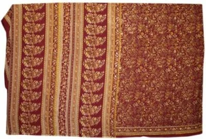 Krishna Vrindavan Saris Maroon (RSM) - Bild 1 von 1