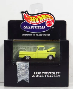 Hot Wheels 100% Cool Collectibles Black Box 1958 Chevrolet Apache Fleetside 1:64 - Picture 1 of 10