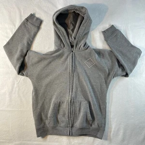Abercrombie & Fitch Sweatshirt Hoodie Boys Youth Fleece Size 15/16 Logo Gray - Picture 1 of 9