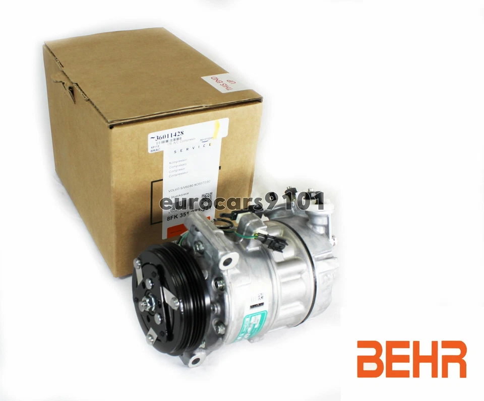 ¡Nuevo! Compresor de aire acondicionado Volvo Behr Hella Service 351272221 36011428 Foto 1 de 1