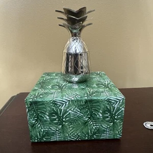 The Pineapple Co Two Pineapple Shot Glasses Silver - Picture 1 of 1