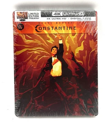 Constantine 4k Ultra HD Blu-ray Limited Edition Steelbook Keanu ReevesNEW SEALED - Image 1 of 2