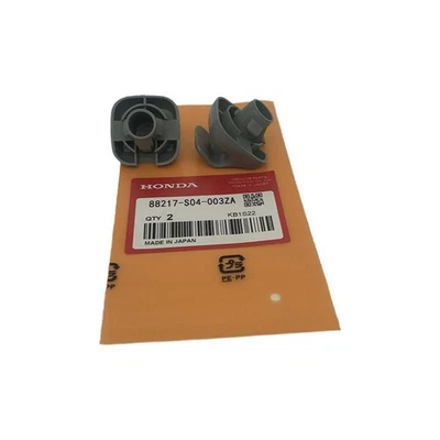 2 GENUINE Honda Civic CR-V Insight Acura TSX Sunvisor Grey Clips 88217-S04-003ZA - Image 1 of 3