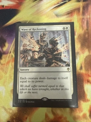 Wave of Reckoning: Commander 2016 Regular MTG rare tcg card Lightly Played - Image 1 of 4