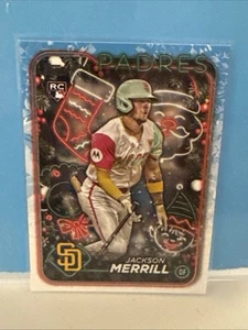 2024 Topps Holiday - Holiday Variation Jackson Merrill #H160 (RC) - Picture 1 of 2