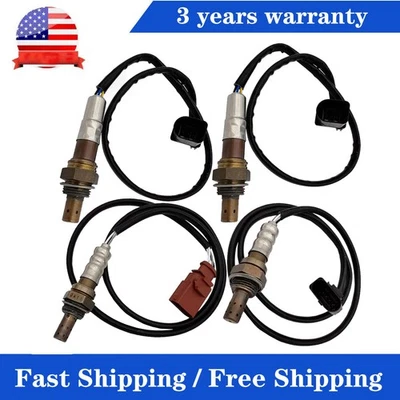 Juego de 4 sensores de oxígeno arriba+abajo para Audi A6 A4 3,2 L V6 2005 2006 2007 2008 2009 Foto 1 de 4