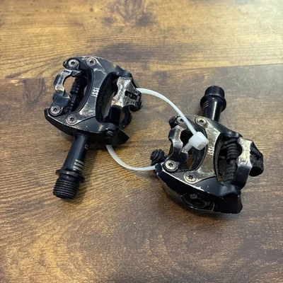 Pedales Bicicleta Issi III Flash Aluminio Sin Clip Negros Buen Estado - Imagen 1 de 4