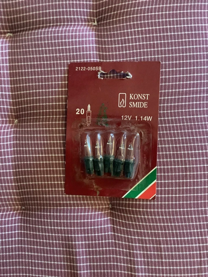 Ersatzbirnen Lichterkette 12 V 5 Stück weiss für 20 er Kette - Bild 1 von 1