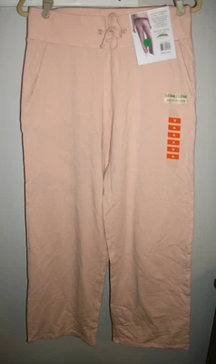 NUEVO CON ETIQUETAS MUJER ROSA FELPA FRANCESA TIERRA YOGA PANTALONES CON BOLSILLOS TALLA M Foto 1 de 4