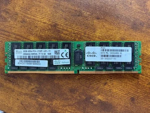 Samsung 32GB 4Rx4 4DRx4 PC4-2133P-L ECC LRDIMM DDR4 RAM Memory UCS-MR-1X324RU-A - Afbeelding 1 van 2