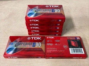 TDK D 90 NORMAL BIAS AUDIO CASSETTE TAPES / LOT OF 7 - Picture 1 of 1