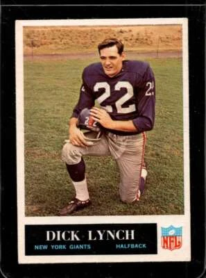 1965 PHILADELPHIA #119 DICK LYNCH GOOD+ (MK-BK) NY GIANTS *SBA8315 - Image 1 of 2