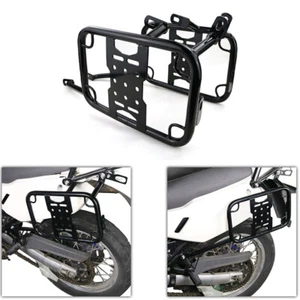 Estantes portadores de soporte para alforja negra aptos para Kawasaki KLR650 2008-2018 - Imagen 1 de 12