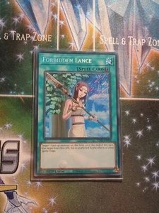 Yugioh - Forbidden Lance - RA02-EN058 *Secret Rare* 1st Edition (NM/M) - Picture 1 of 2