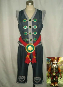 New Red Pandaren WOW Monk Cosplay Costume Female Version:Free shipping - Picture 1 of 5