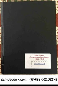 VEREINIGTE STAATEN 1935-40 GEDENKMARKEN PAPIER IM ORDNER - Bild 1 von 7