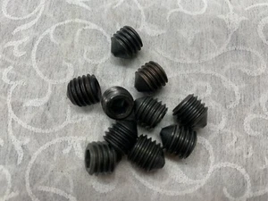 Juego de 10 piezas de enchufes de óxido negro M10 - 1,5 X 10 mm / tornillos de agarre punto CONO - Imagen 1 de 4