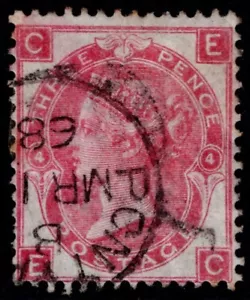 1867 3d Rose Pl 4 EC SG 103 Crisp PONTYPOOL CDS Scarce Thus FU Cat. £300.00 - Picture 1 of 1