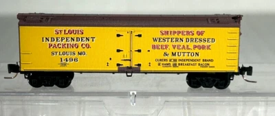 MICRO-TRAINS Z 40' WOOD REEFER SERIES #4 ST LOUIS INDEPENDENT PACKING C 51800110 - Image 1 of 3