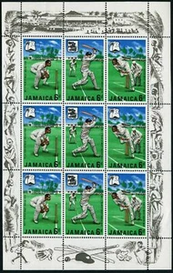 Jamaica 266-268a sheet,MNH.Michel 268-170 klb. Marylebone Cricket Club,1968. - Picture 1 of 1