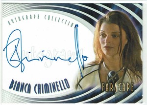 Farscape Through The Wormhole Autograph Card A39 Bianca Chiminello as Jenavian
