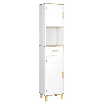 EUGAD Badezimmerschrank Hochschrank Badschrank mit 5 Fächern Kommode Badezimmer - Bild 1 von 4