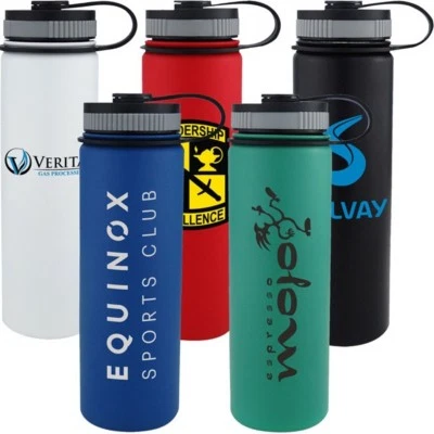 48 Custom Printed Vacuum Water Bottles, Bulk Promotional Products, Party Favor - Image 1 of 4