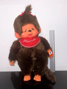 Monchhichi Big Crying Girl Monchichi Sekiguchi MCC 45 cm 18" Kiki Rare Large - Picture 1 of 8