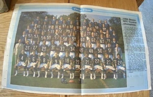 Póster de campeones de la División Central de los Chicago Bears NFC 16 de diciembre de 1985 Chicago Tribune - Imagen 1 de 2