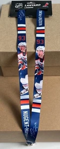 Ryan Nugent Hopkins - Edmonton Oilers Nuge #93  - Brand New NHL Oilers Lanyard - Picture 1 of 9