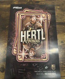 Vegas Golden Knights vs Dallas Stars 28.01.25 Poster - Tomas Hertl - Bild 1 von 2