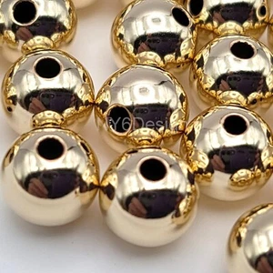 Non Tarnish Light Gold Plated beads Spacer Finding Jewelry 2mm 50pcs/package DIY - Picture 1 of 8