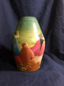 Hand painted South American, Colombian, Chilean, or Mexican pot - Imagen 1 de 8