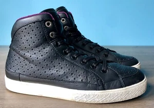 Authentic Jimi Hendrix Hi-Top Leather Sneakers - Picture 1 of 9