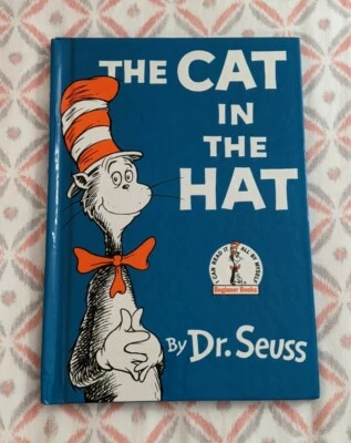 Dr Seuss The Cat in the Hat Vintage 1957/1st 1985 Hardback Book Random House - Image 1 of 4