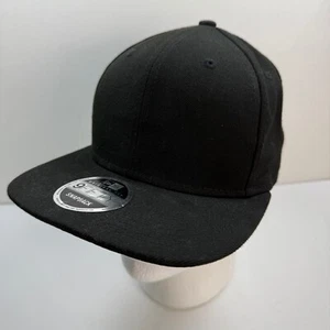 Gorra de béisbol New Era 9Fifty plana con cierre a presión en blanco NE402 NEGRA 9FIFTY - Imagen 1 de 10