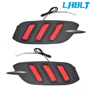 LABLT Left&Right Bumper Tail Brake Lights Lamps For 2016-2020 Honda Civic Sedan - Picture 1 of 7