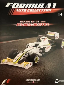 Fascicolo Booklet "Formula 1 Collection" 14: Brawn GP 01 2009 Jenson Button - Picture 1 of 1