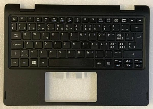 Clavier Qwertz Swiss-Allemand Acer Aspire R3-131T 6B.G0YN1.025 TOPCASE Noir - Photo 1/3