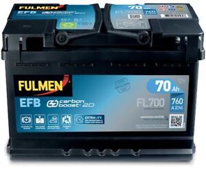 Batterie Fulmen Start-Stop EFB 70Ah/760A (FL700)