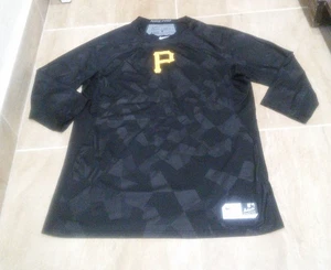 Herren Nike Pro x Pittsburgh Pirates Shirt Camo Hyper Cool Schwarz Langarm XL - Bild 1 von 9