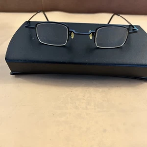 Theo Pepe Belgium Dark Gray Black Rim Eyeglasses Frames - Picture 1 of 11